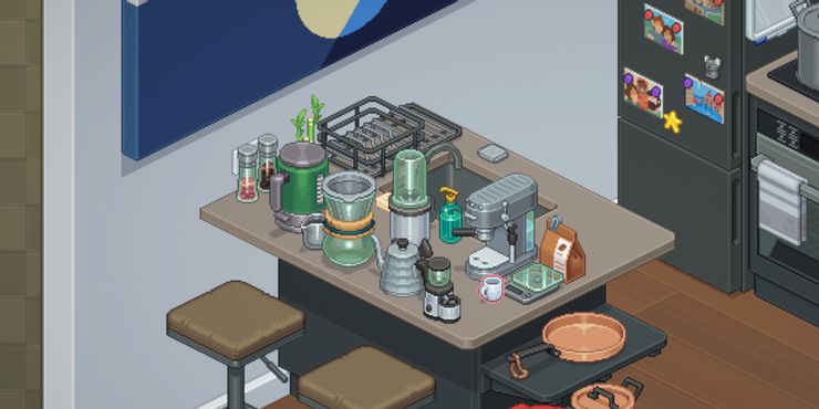 Unpacking oyun görseli - Mutfak düzeni