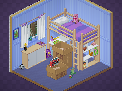 Unpacking oyun ekran görüntüsü - Yatak odası yerleştirme